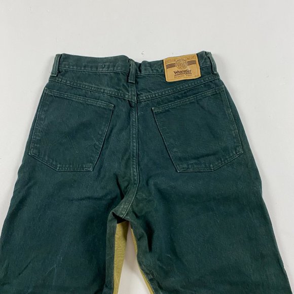 Vintage Wrangler Briar Brush Double Knee Pants 32 x 32 Fits 30 x 32 Green - Picture 4 of 12